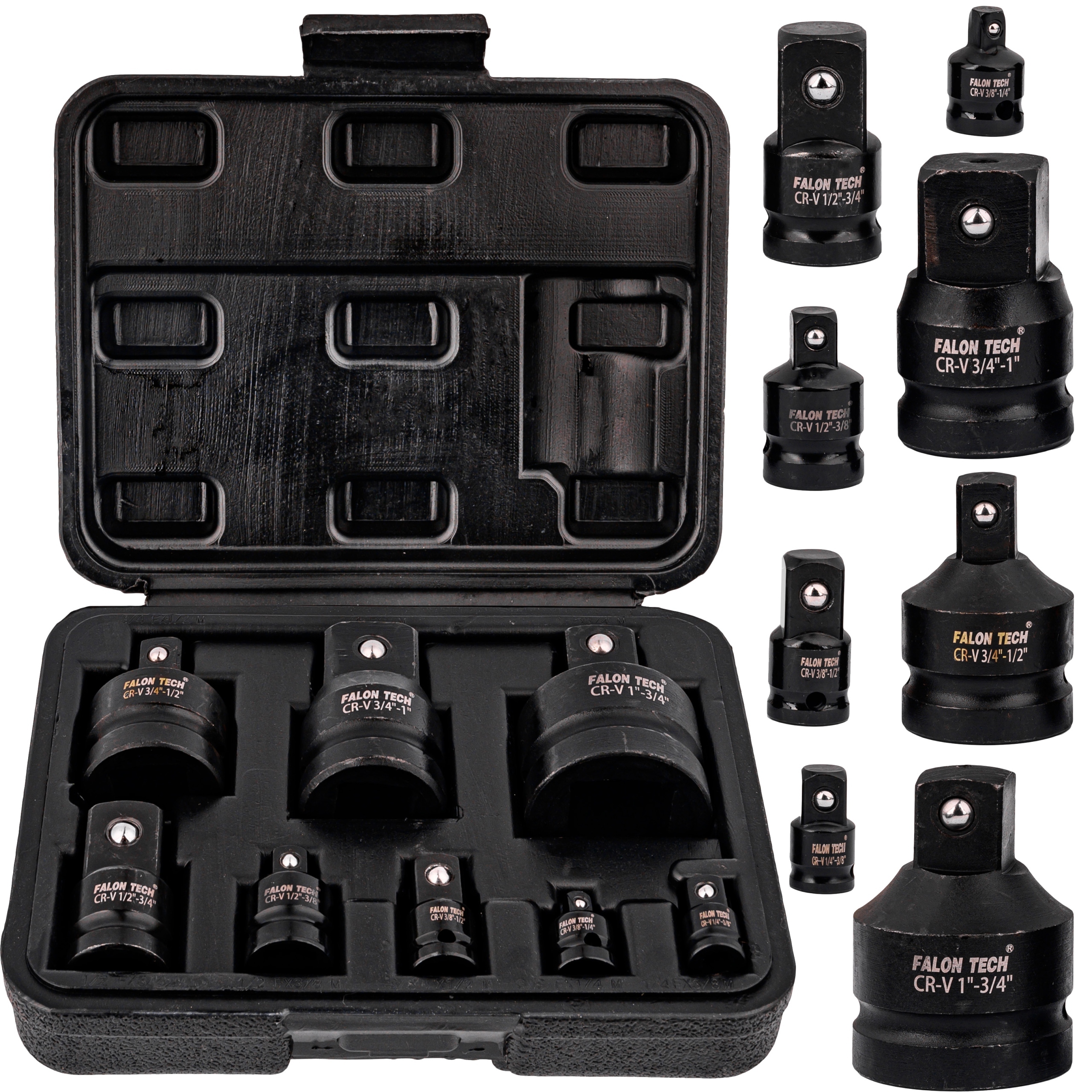 Redukcje Adaptery Redukcyjne 1/2 1/4 3/8 3/4 8szt