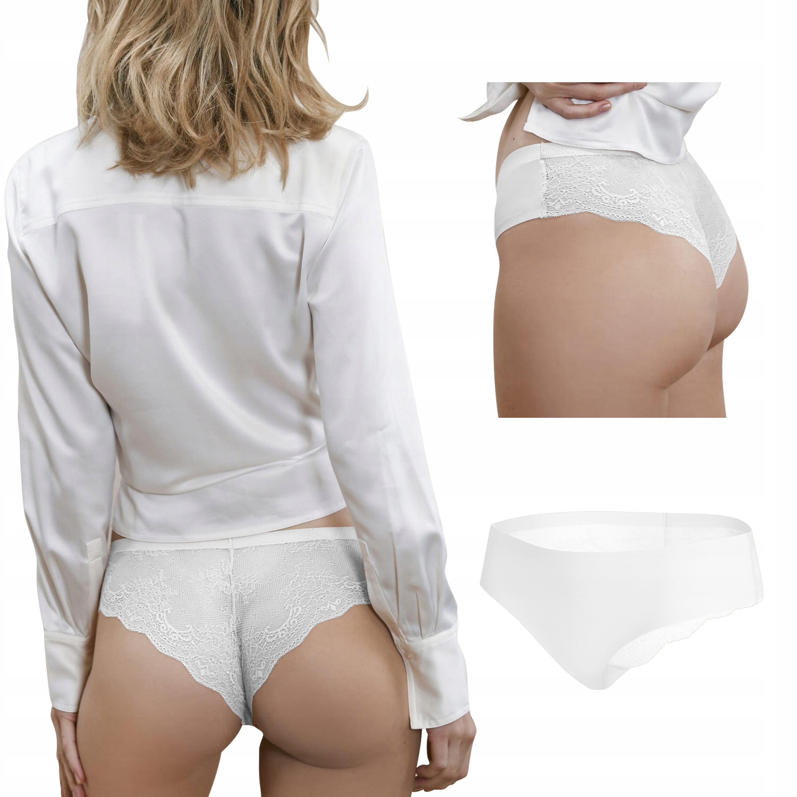 

Figi Majtki Damskie Bezszwowe Julimex Tanga r.M/38