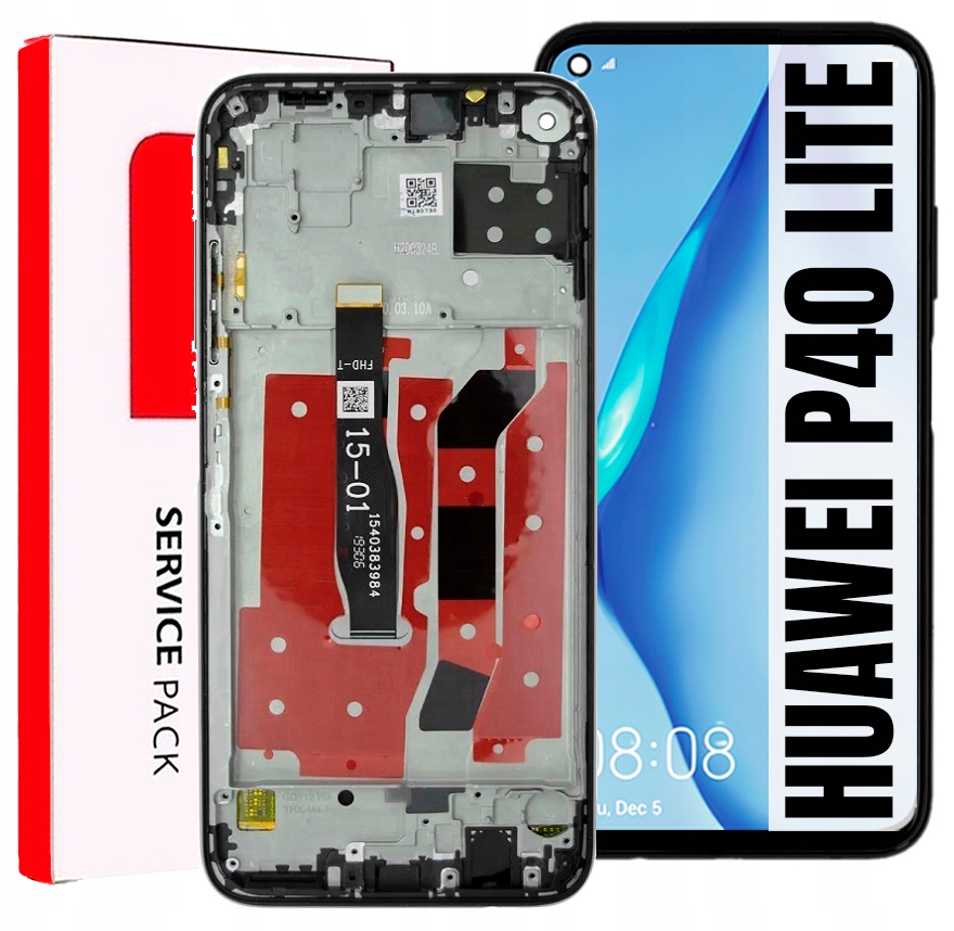 Displej Pro Huawei P40 Lite Originální LCD Displej Rámeček