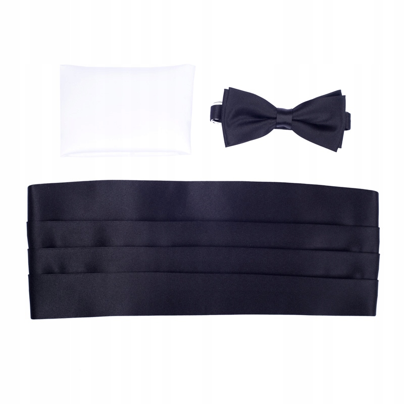 Sada Smokingový Pás Mucha Kapesníček Mato Krabička