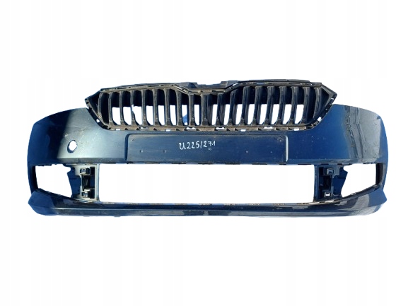 SKODA FABIA 3 III LIFT 18- ZDERZAK PRZEDNI PRZÓD + GRILL 6V0807221F