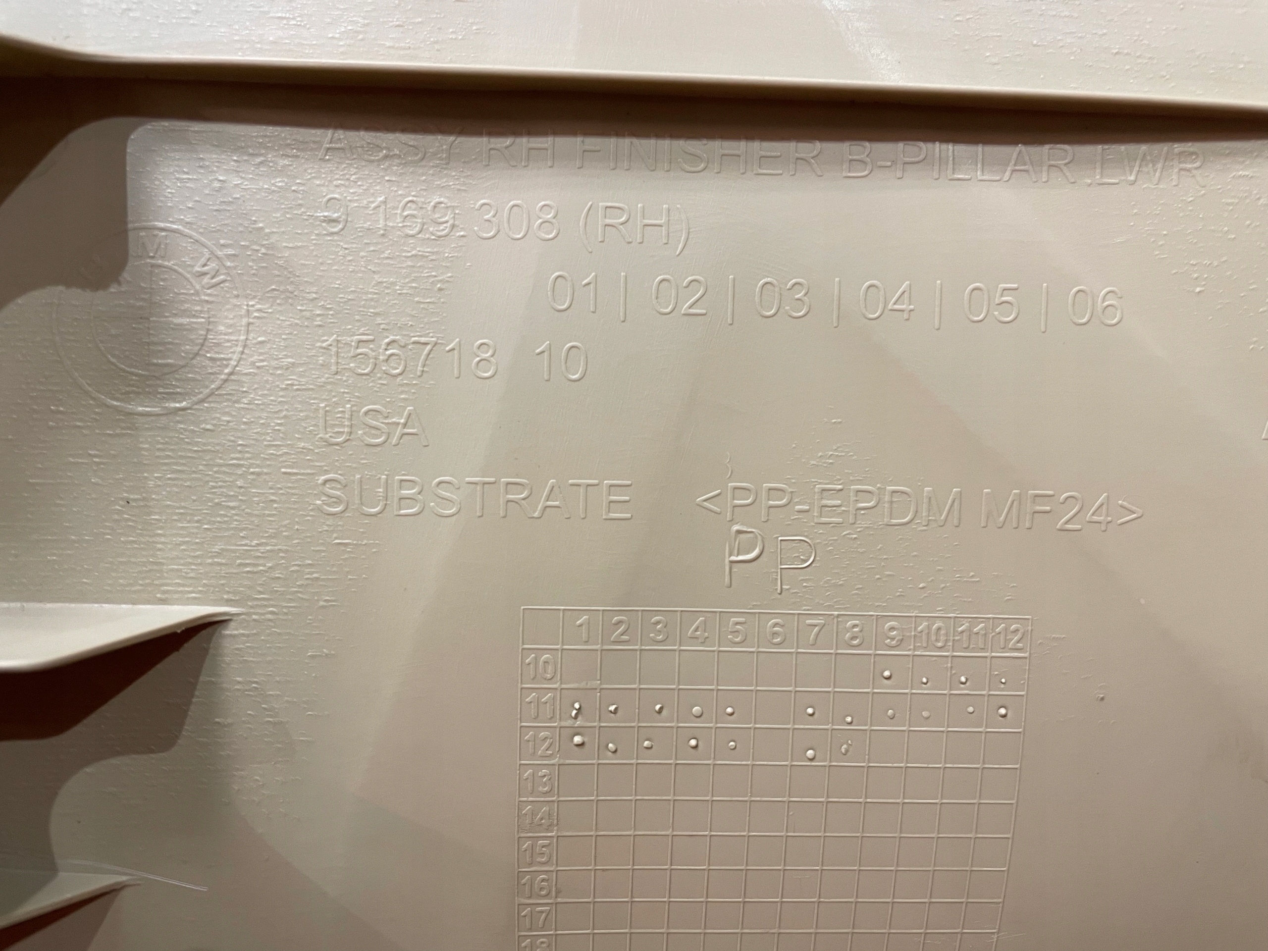 Blende Abdeckung slupka rechts BMW X3 F25