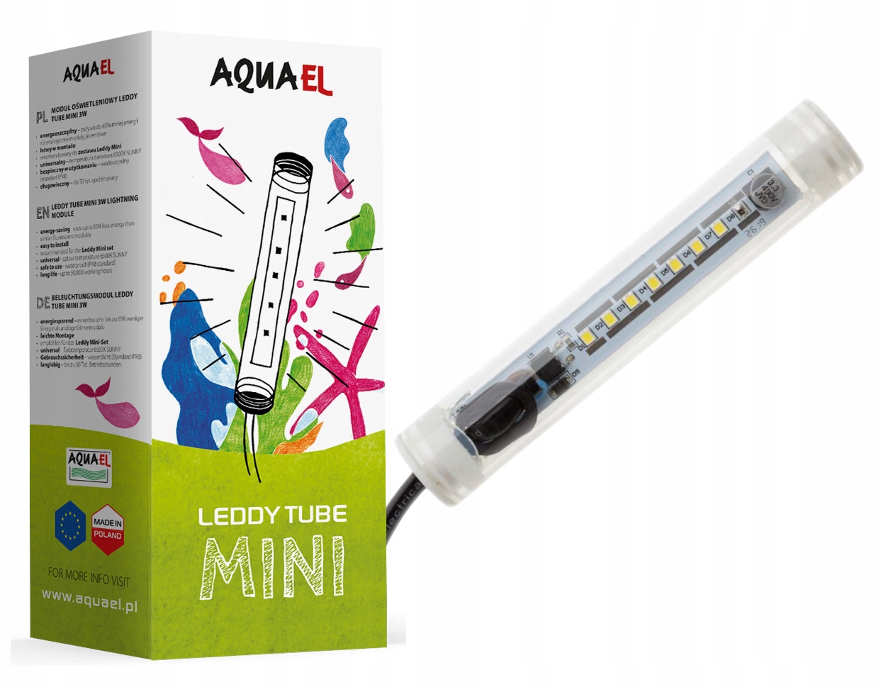 

Leddy Tube Mini 3W Sunny Świetlówka Akwarium