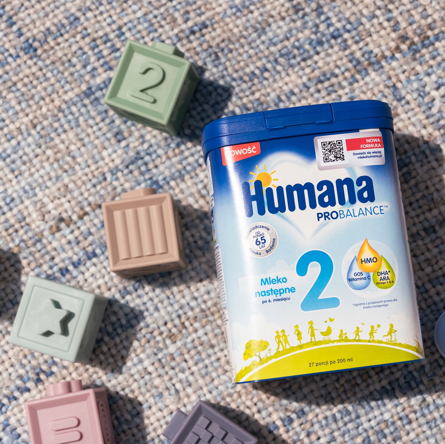 HUMANA Pro Balance 2 mleko modyfikowane następne 750g od 6 msc. Marka Humana