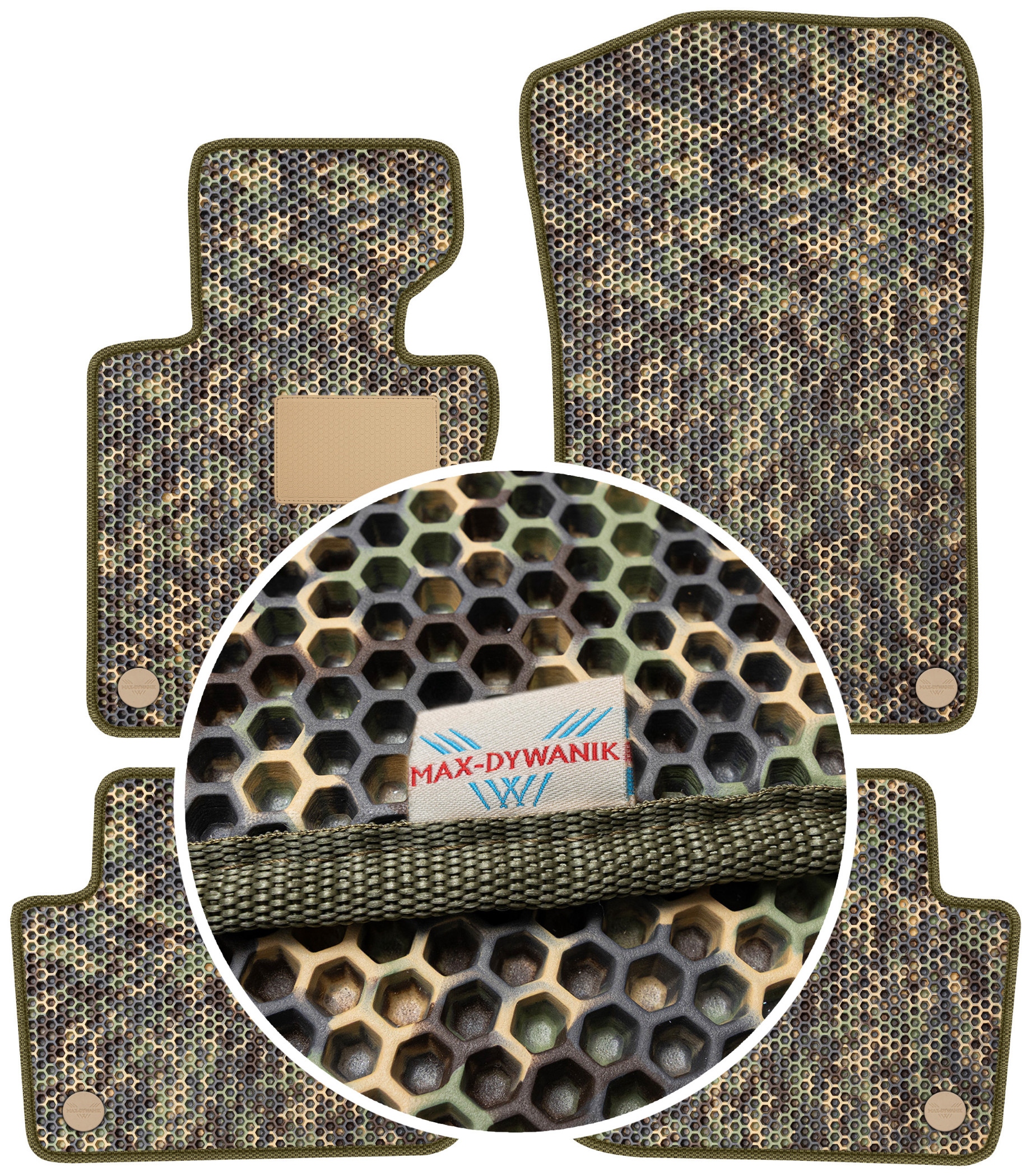 Bmw X3 E83 2003-2010 Gumové rohože do auta Eva Moro