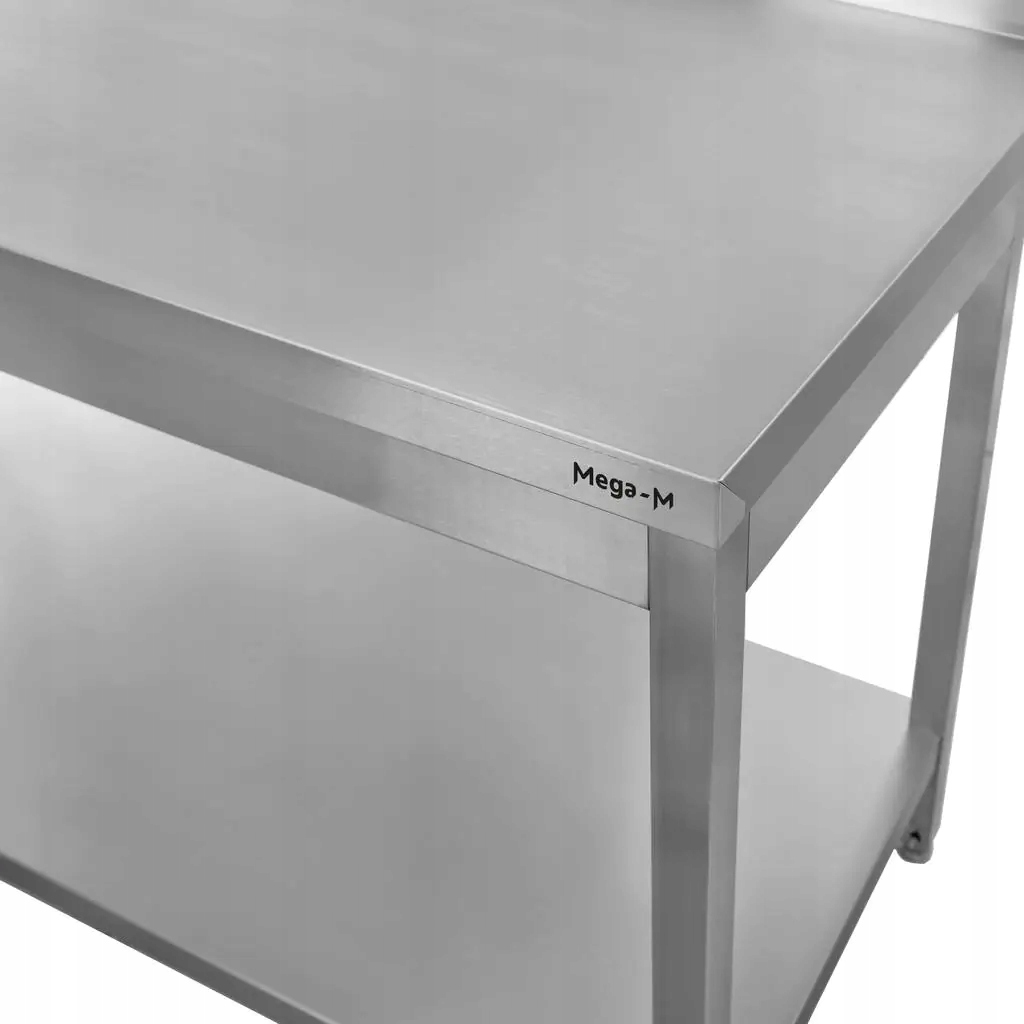 Stół GASTRONOMICZNY z półką roboczy 120x70 stal nierdzewna spawany Mega-M Długość 700 mm