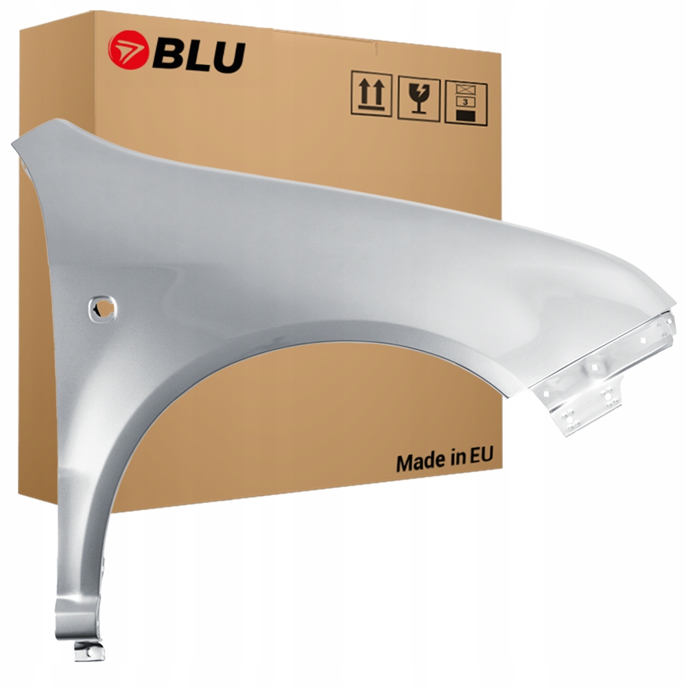 Blu Blatník Škoda Fabia I 1 6Y 9102 pravý stříbrný 99-07 přední DiamondSilver