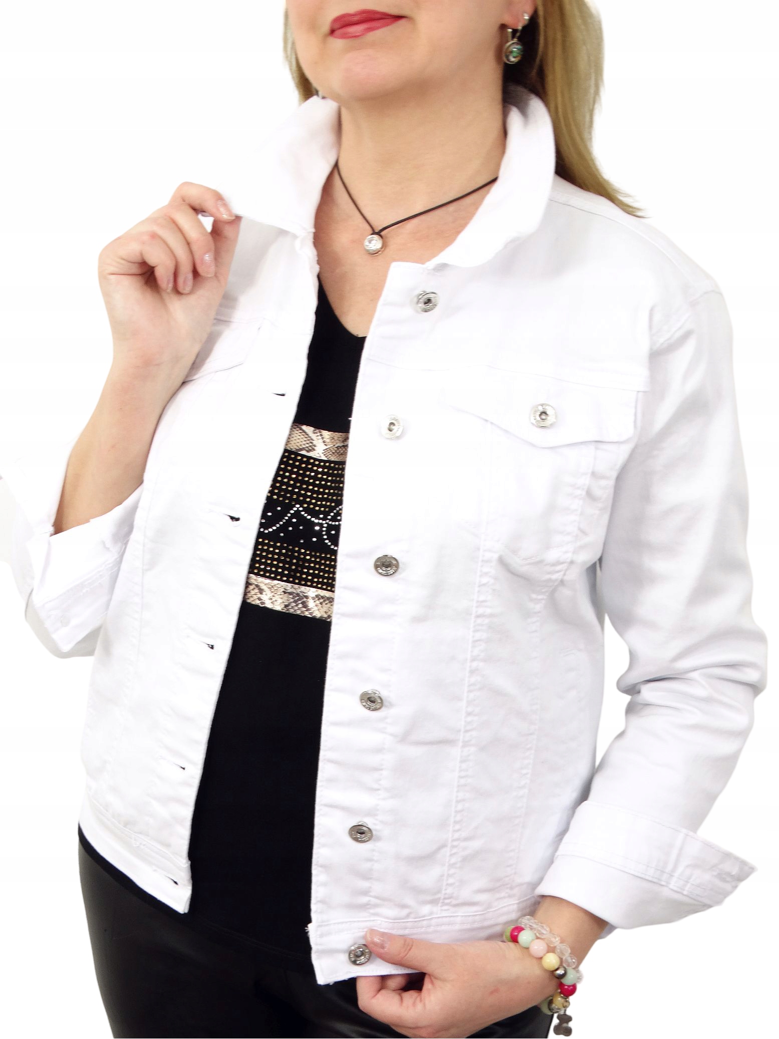 Kurtka Damska Jeansowa Katana Klasyczna Kaja 3XL 46