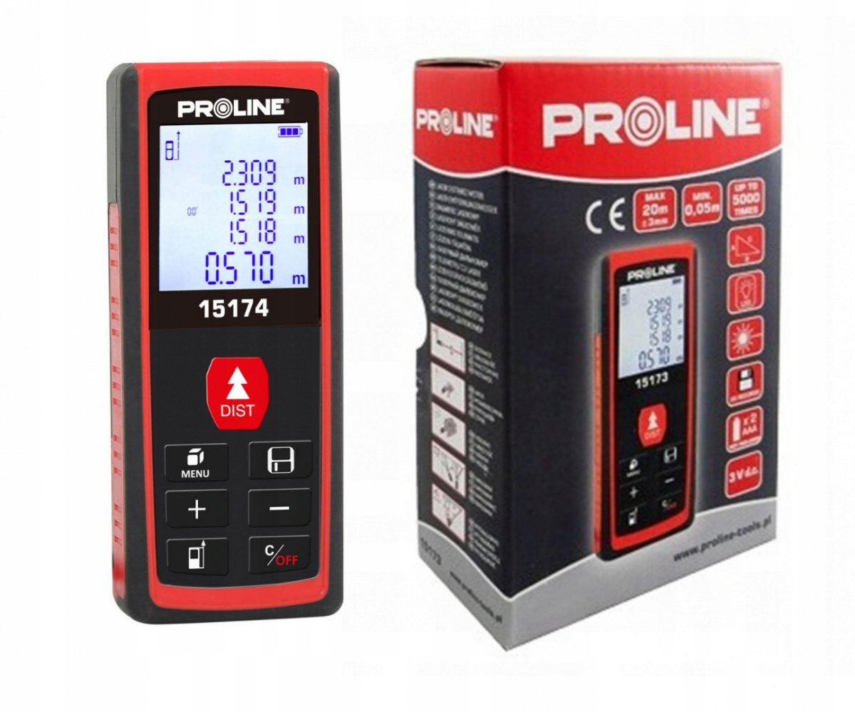 

Dalmierz Miernik Dystansu Laserowy Ce Proline 40m
