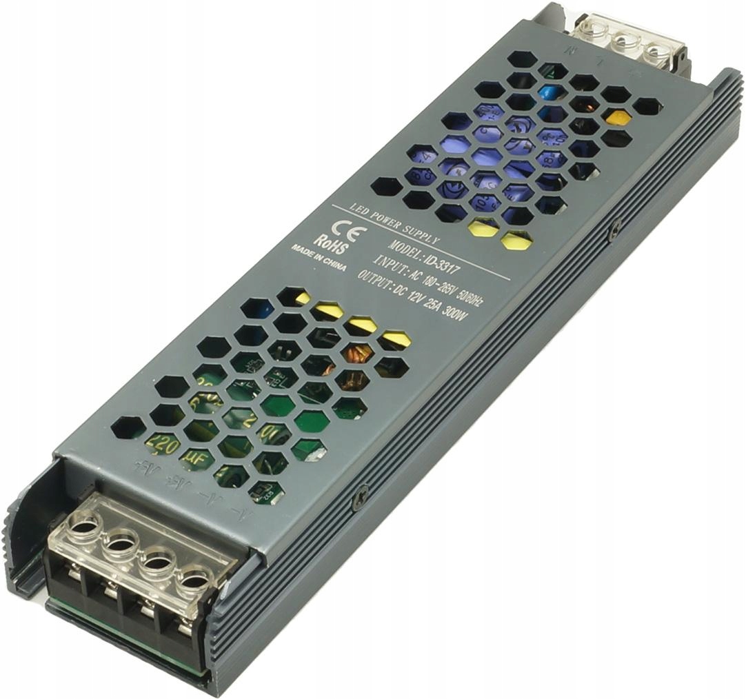 Komp. Ultra Slim Pro 12V DC 25A 300W ID-3317