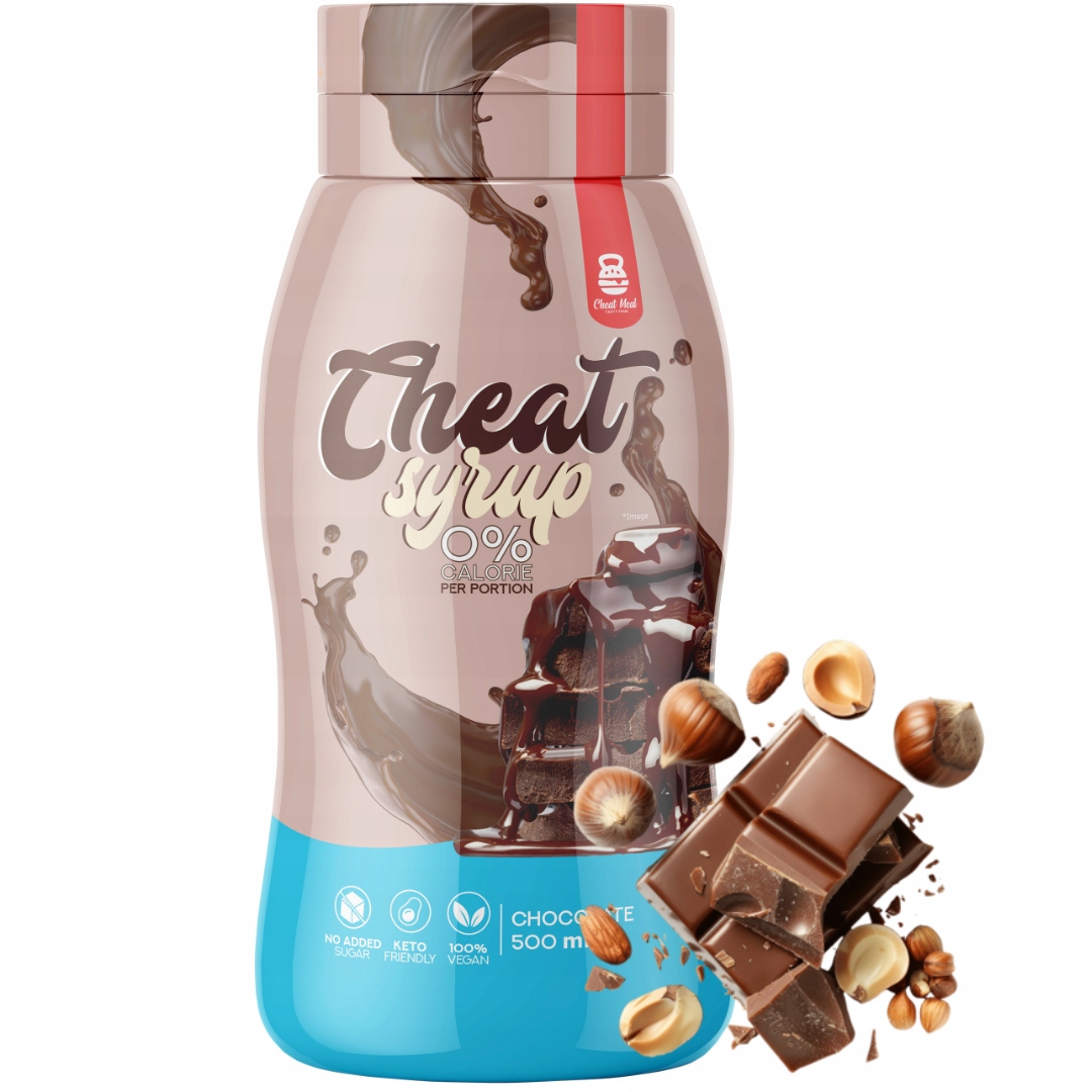 Cheat meal Syrop 500 ml 0 Kcal smak czekoladowy