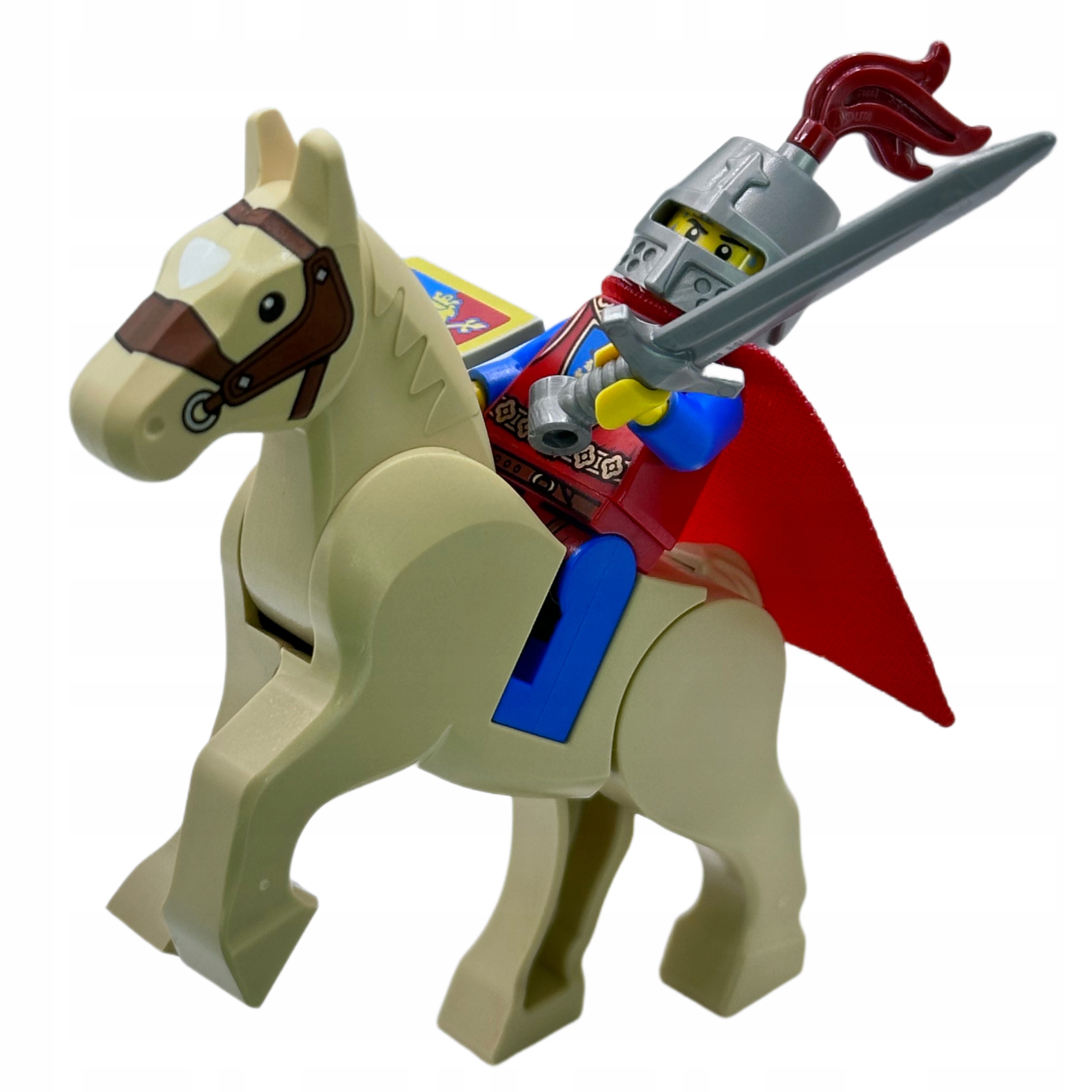 Lego Rytíř Herbu Lev na koni s pláštěm Zámek