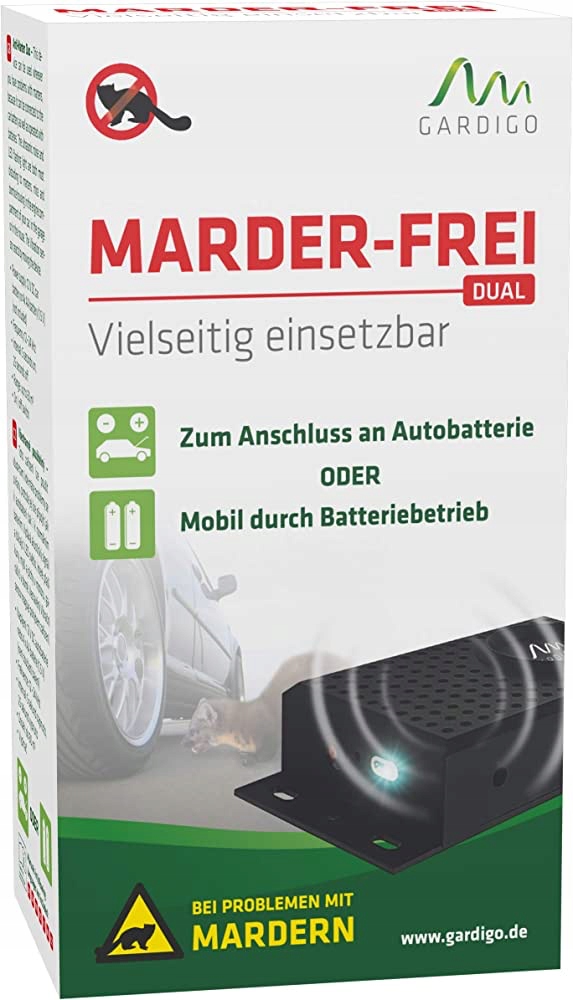 

Gardigo mobilny odstraszacz kun myszy szczurów