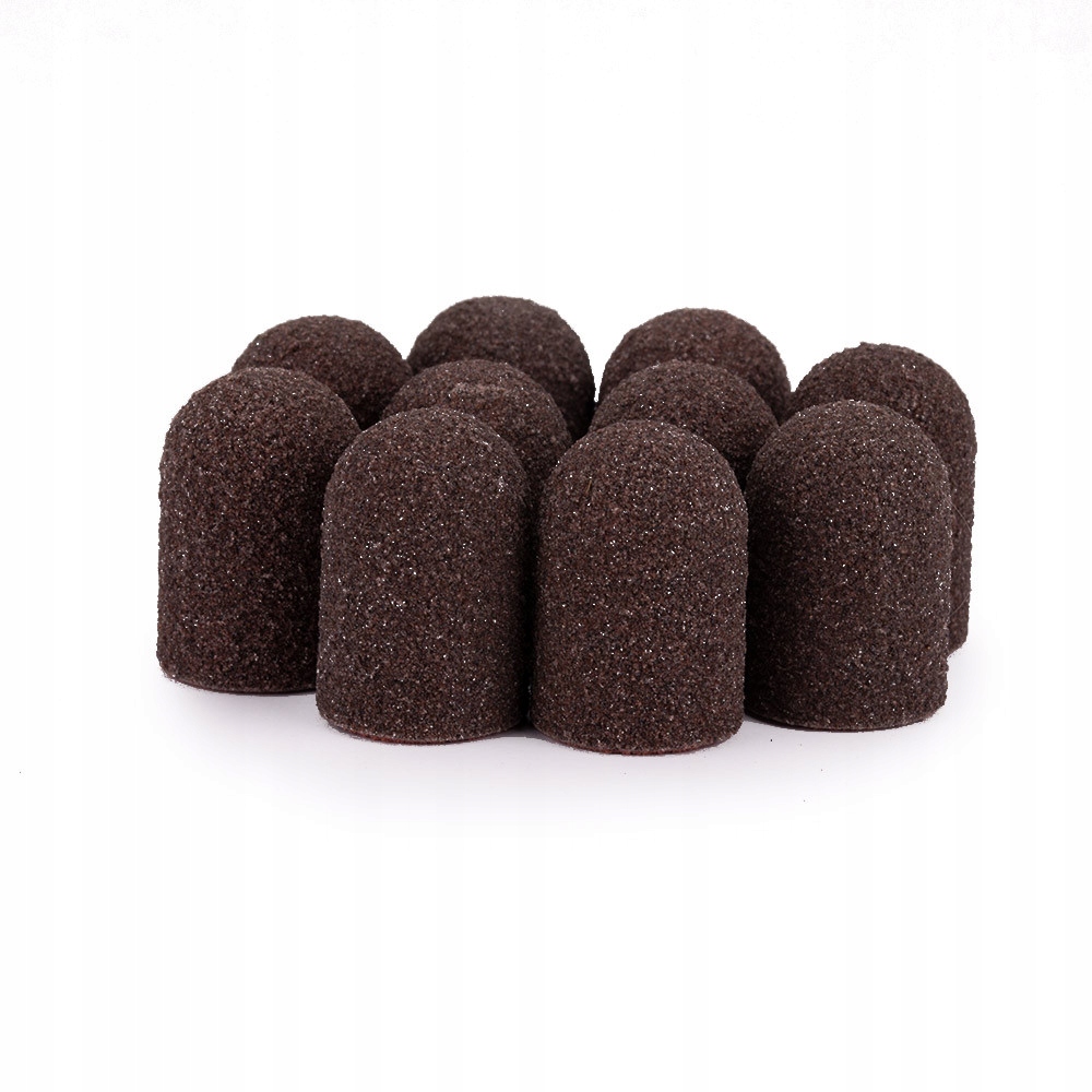 100x Kapturek frez ścierny do pedicure 16mm #80