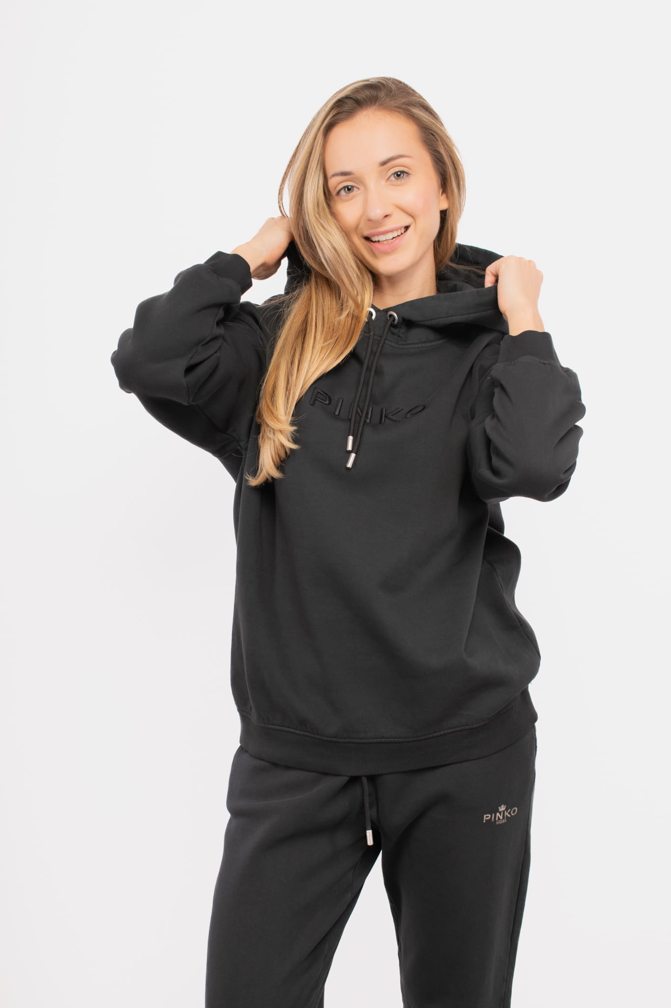 Mikina Pinko 101685 A21P černá XXL