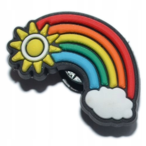 

Lato - Przypinka do butów - Tęcza słońce - 4285