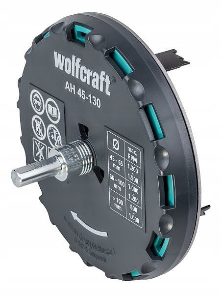 WOLFCRAFT OTWORNICA REGULOWANA 45-130MM WF5978000