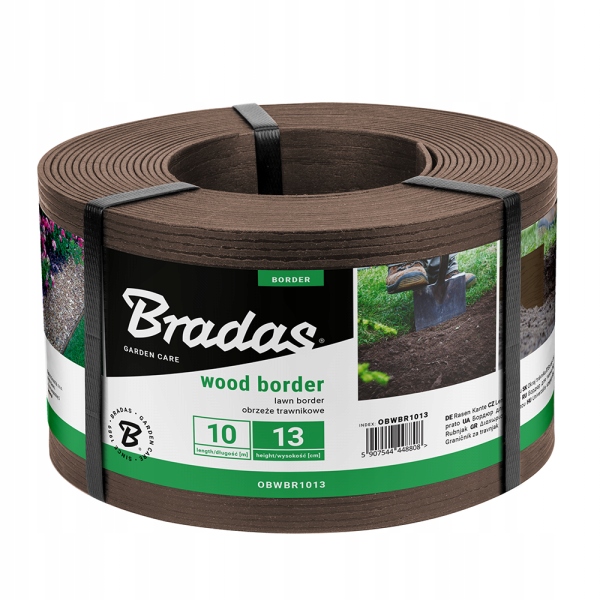 

Obrzeże Wood Border 130mm x 2,8mm x 10m Brązowy