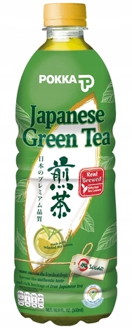 Levně Zelený čaj Green Tea Original bez cukru 500 ml – Pokka