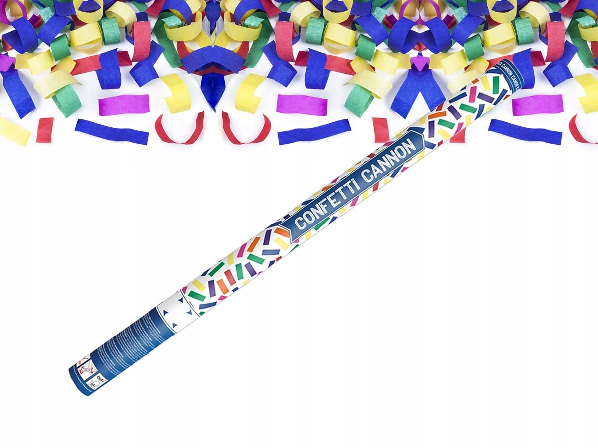 Tuba strzelajaca Konfetti 80cm Sylwester Nowy rok EAN (GTIN) 5901157423146