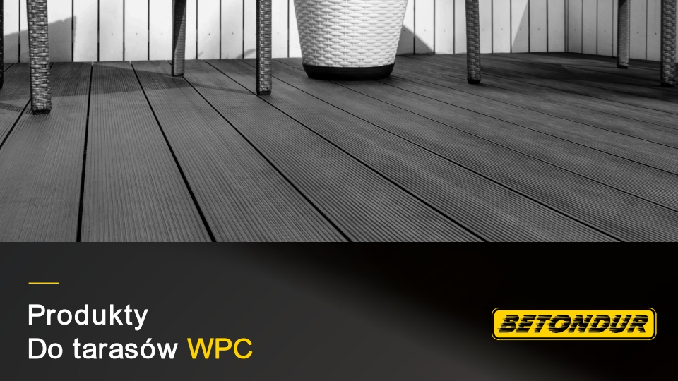 Impregnat do tarasów kompozytowych WPC deska kompozytowa 2,5l Marka Betondur