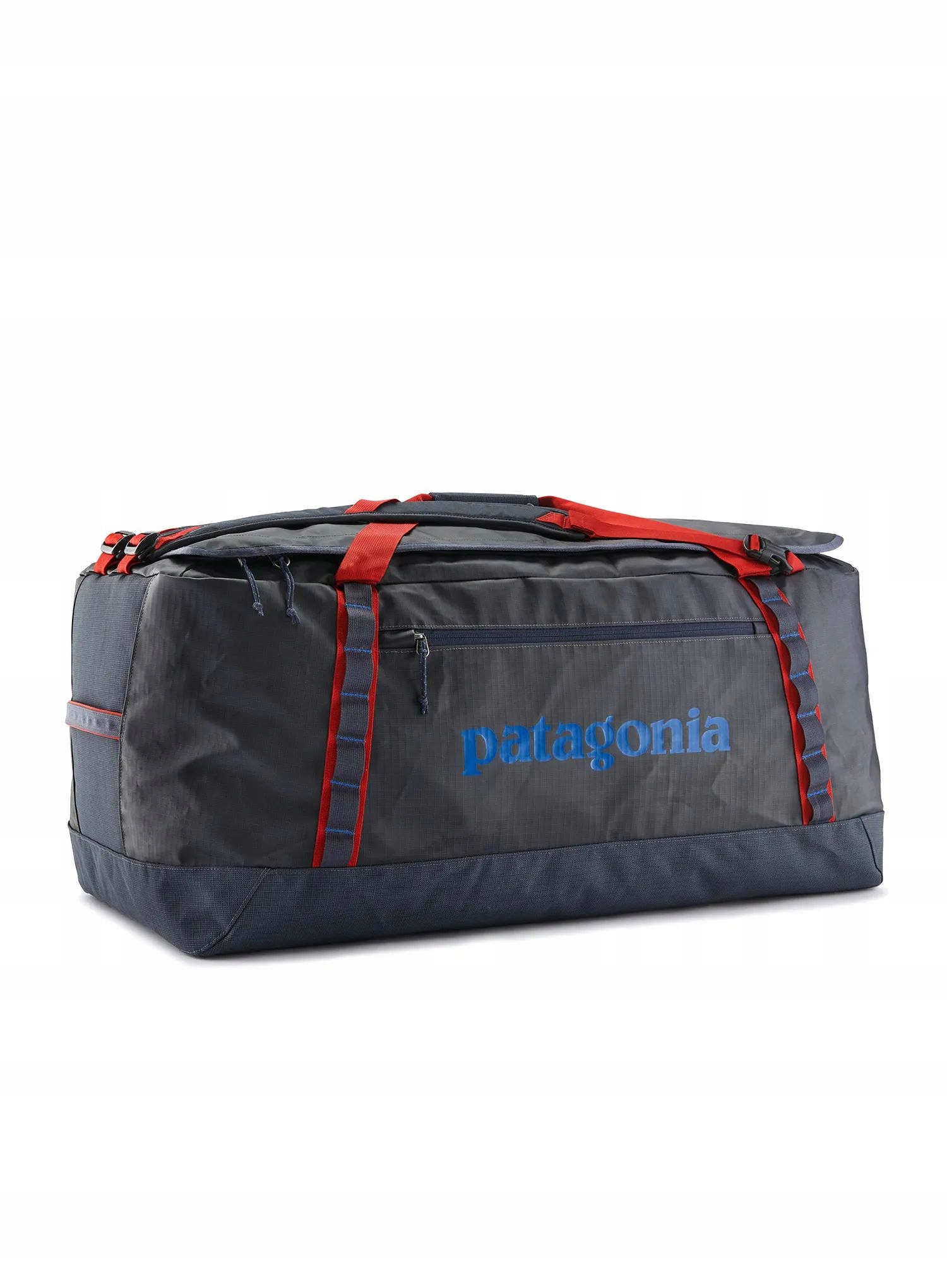 Taška Patagonia Black Hole Duffel 100L smolder modrá/amanita červená