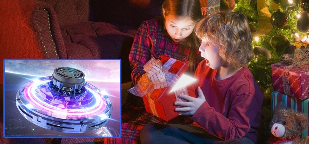 LATAJĄCY SPINNER BUMERANG UFO DRON LED dla dzieci 366 Wiek dziecka 14 lat +