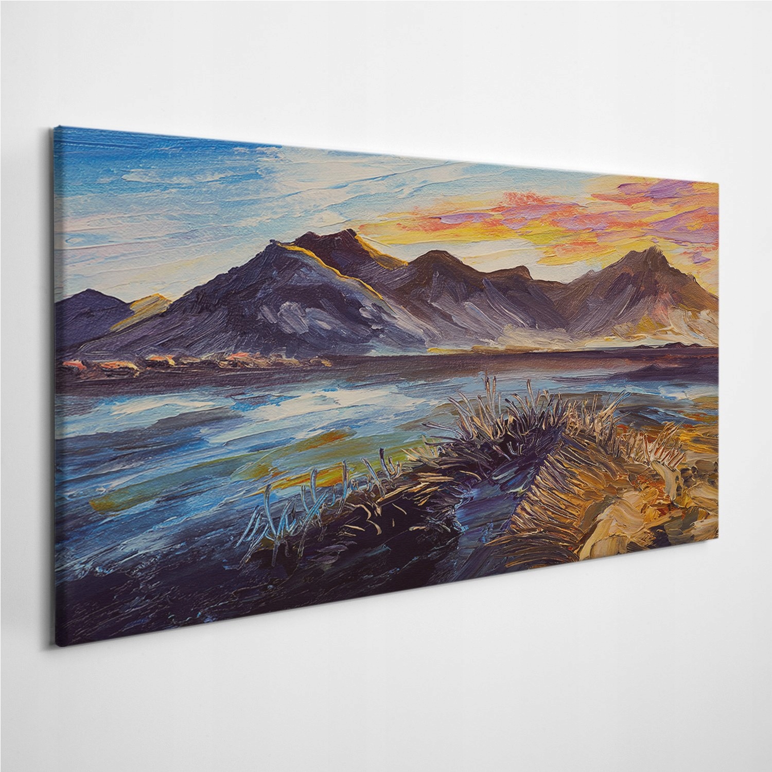 

Fotoobraz na płótnie Góry Woda Krajobraz 100x50 cm