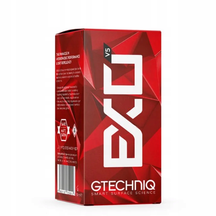 GTECHNIQ EXO v5 50ml Ceramiczna, Ultra Trwała Powłoka Hydrofobowa do 2 lat