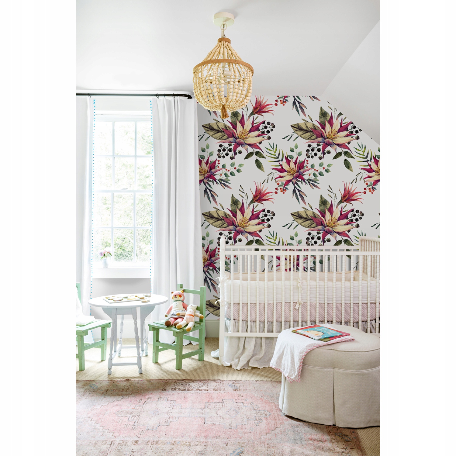 

Tapeta flizelina Kwitnący ogród 250x104 cm + klej