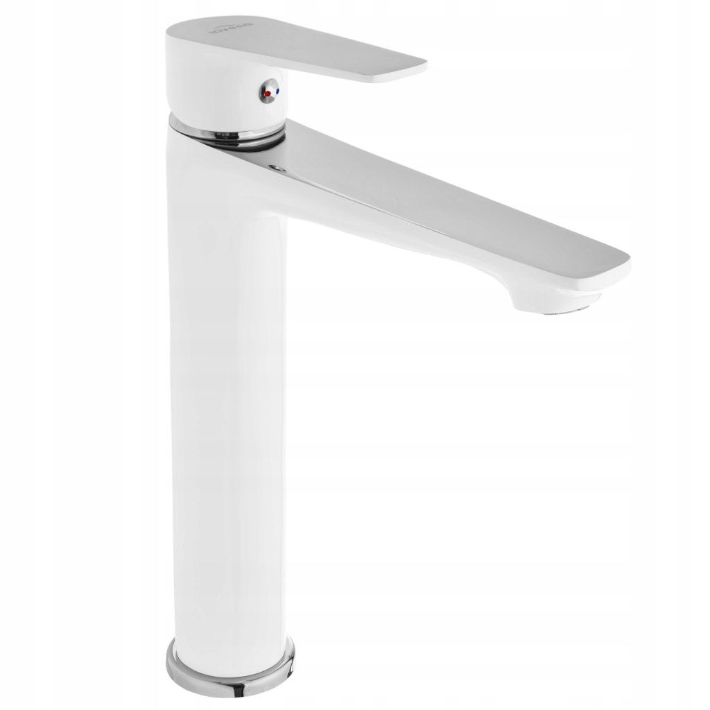 Umývadlová batéria Dokos biela/chróm (BU-19-W02-V) /sm/