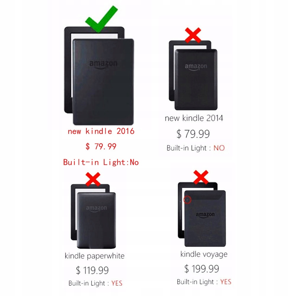 For Kindle 8 2016 Case Cover for Kindle 8th Gen Marka bez marki