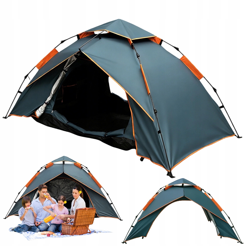 Stan turistický stan 225x135x110 cm, voděodolný, pro 2 osoby