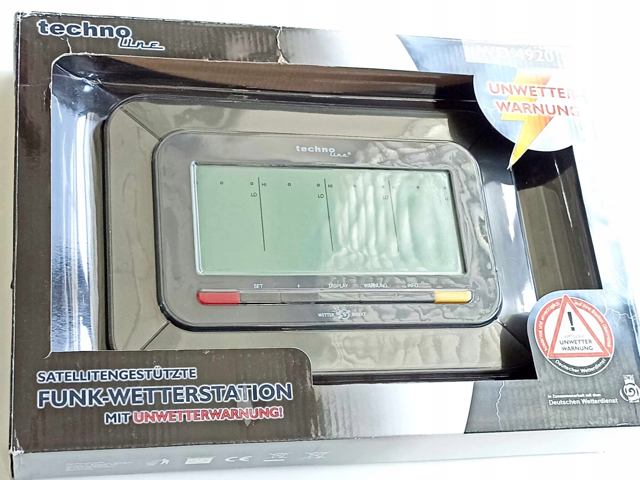 Stacja pogody Technoline WD4920 66D-210 Model WD4920