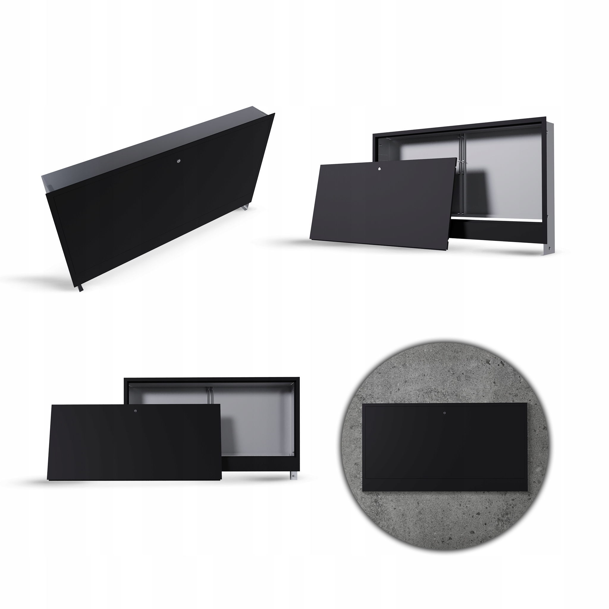 Podomietková skrinka 15-16 obvodov pre rozdeľovač podlahového vykurovania