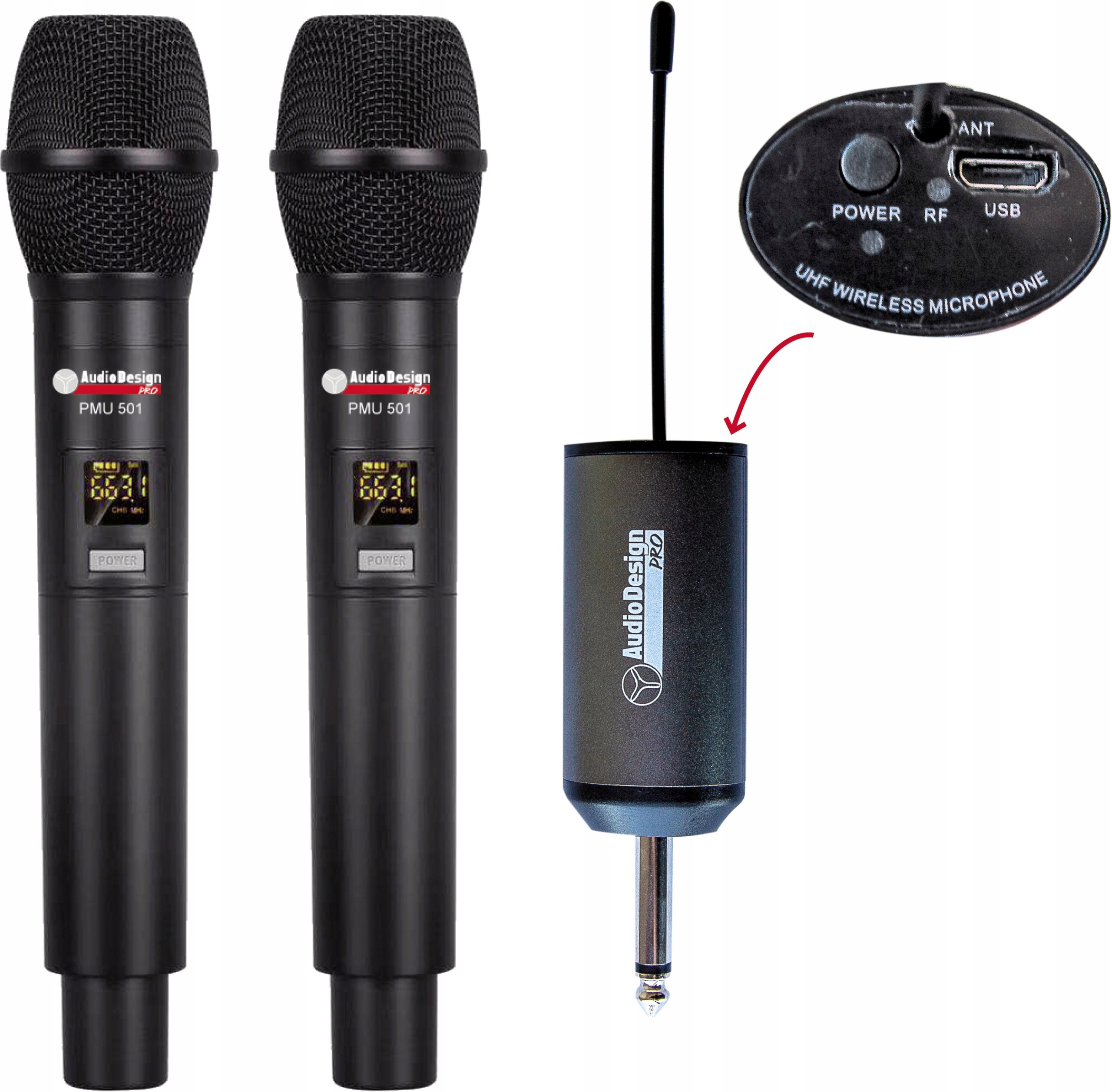AudioDesign Pmu 501D bezdrátový systém