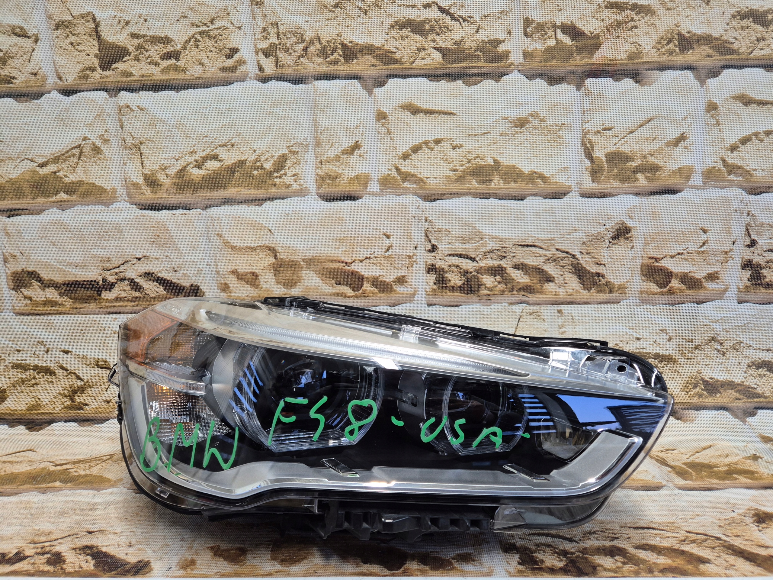 bmw x1 f48 full led na radiator prawa lampa usa ameryka