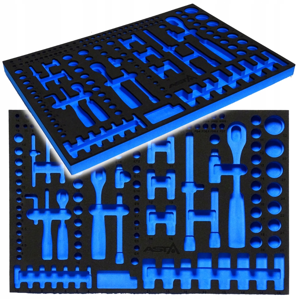

Wkład Wózka Narzędziowego Pianka Eva 1/4+3/8+1/2'
