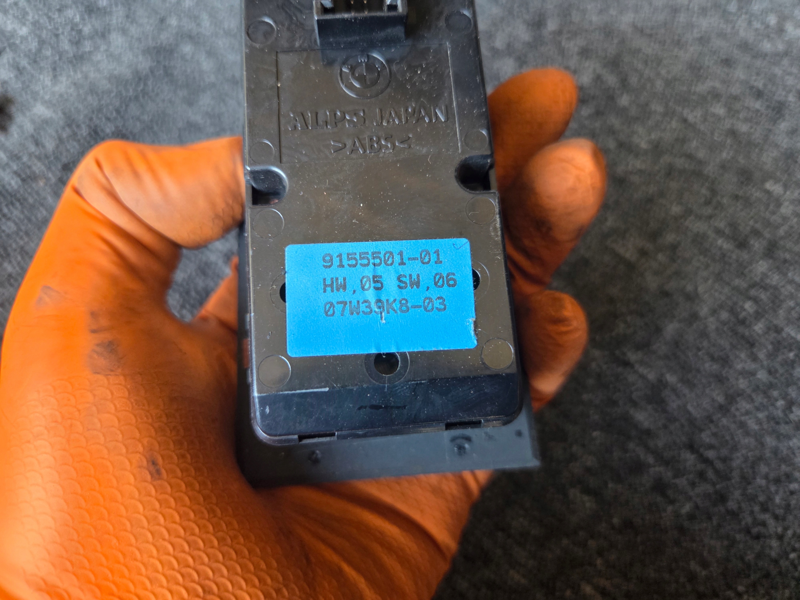 PANEL window control switch BMW 3 E90 E91 9155501