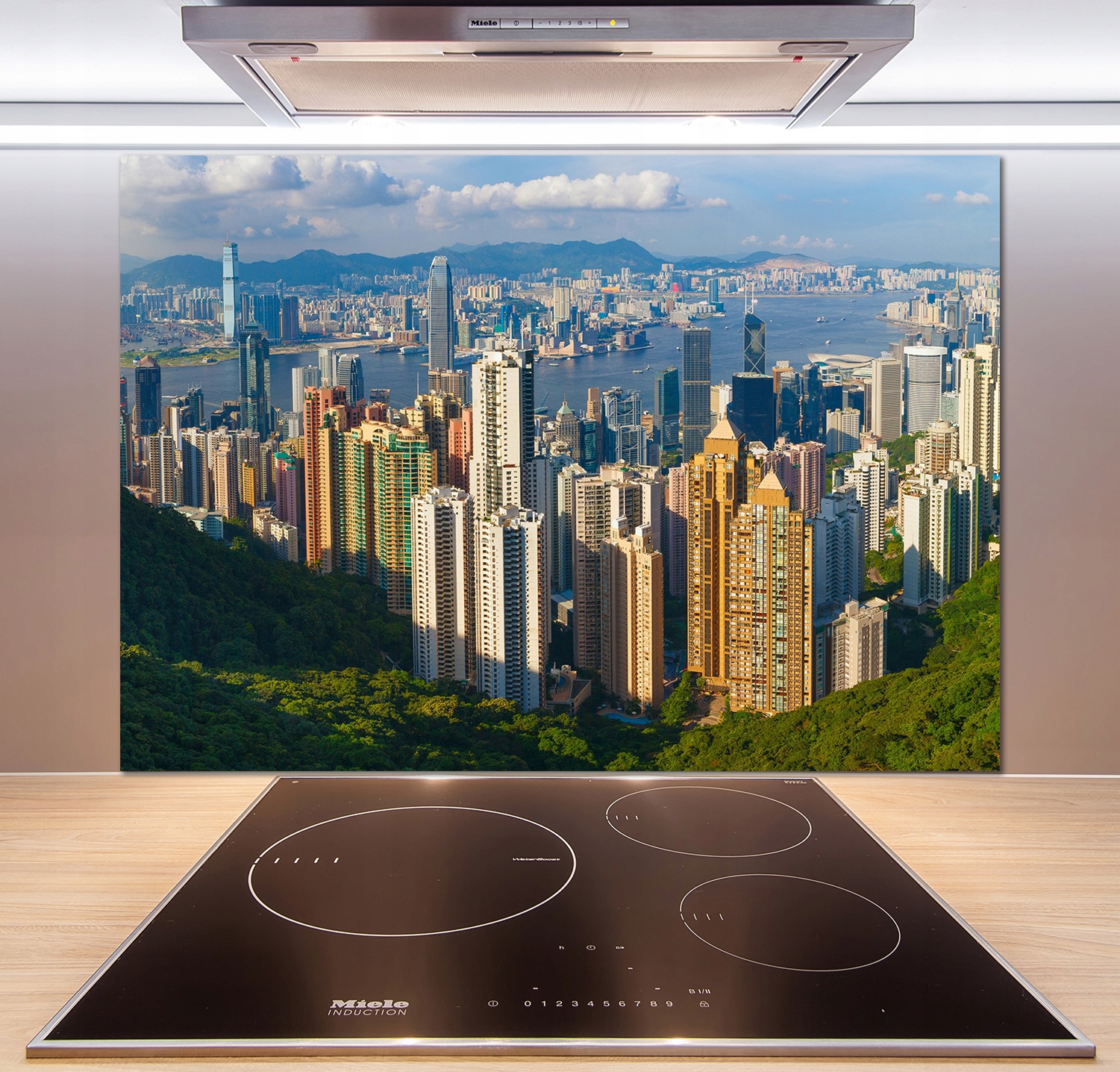 

Panel do kuchni Hongkong panorama 100x70 cm + Klej