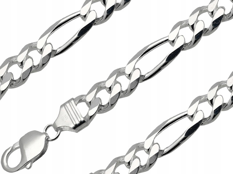 

Łańcuszek Srebrny Figaro 50CM 10,4MM SREBRO925