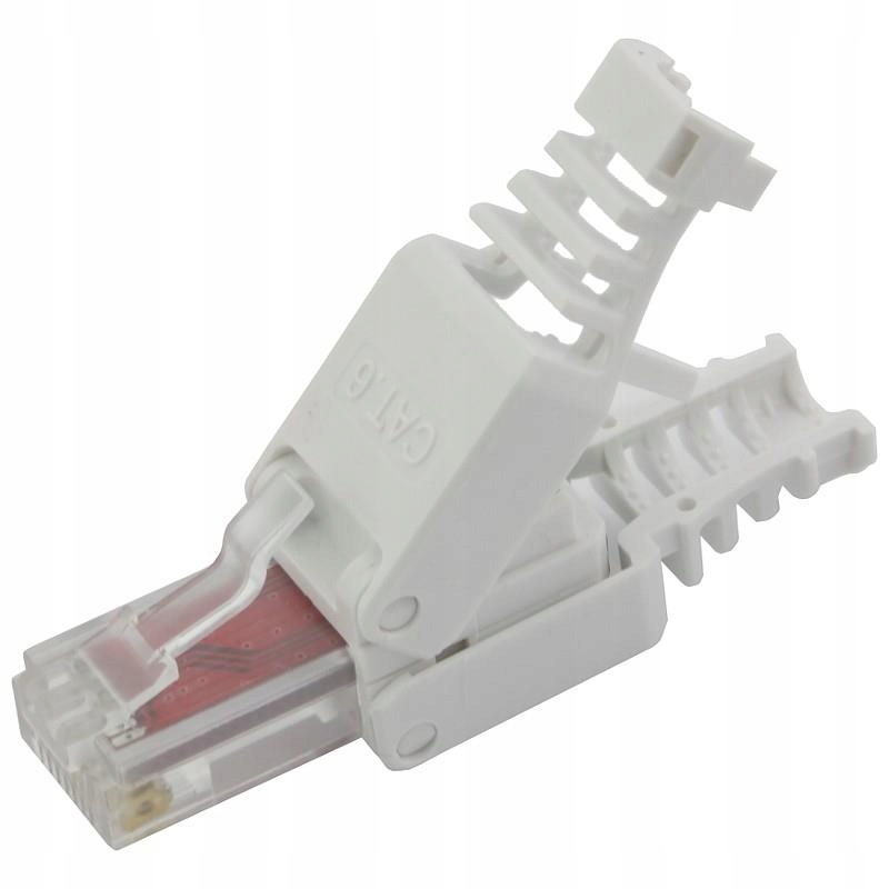 Netrack Wtyk RJ45 Adapter Przejściówka Do Sieć Lan Utp Kat 6 Beznarzędziowy