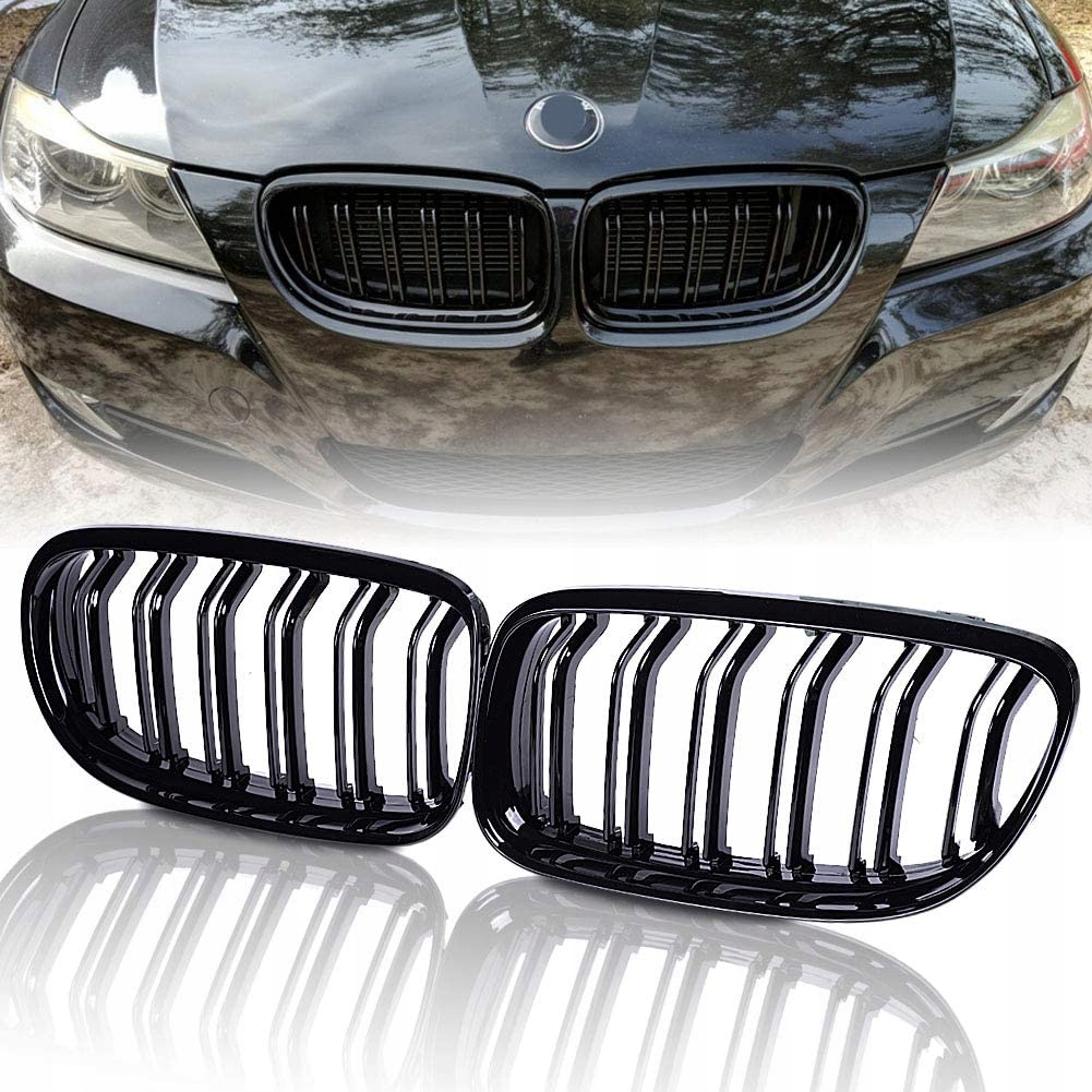 

Grill Nerki Bmw 3 E90 E91 Lift Mpakiet Black Piano