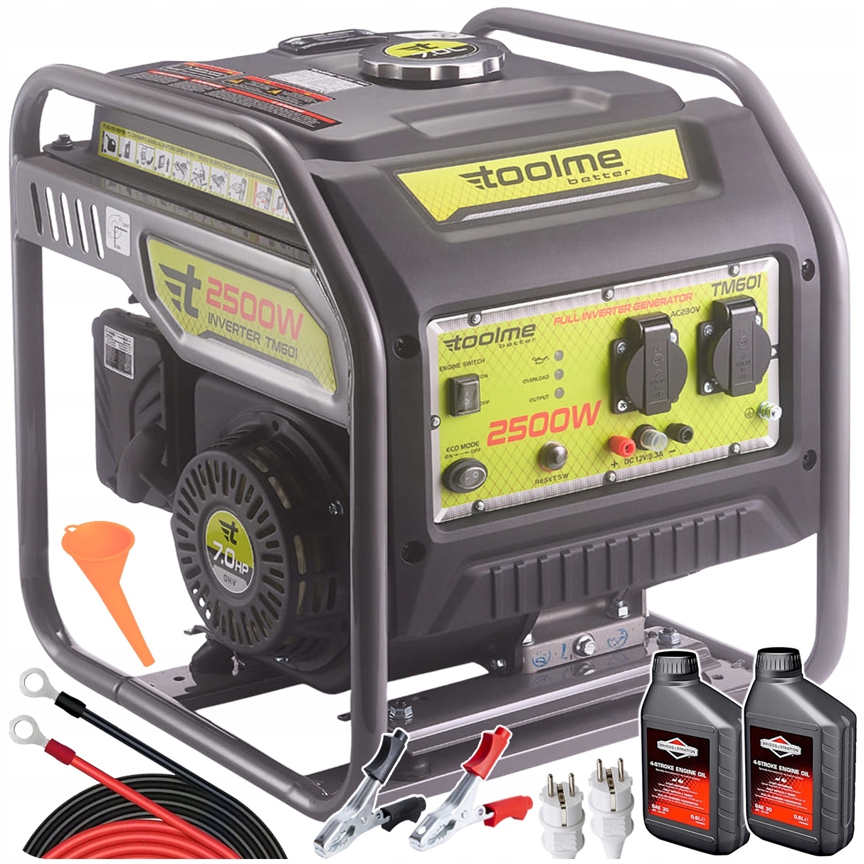 INWERTOROWY AGREGAT PRĄDOTWÓRCZY GENERATOR Miedziany AVR inverter 2500W