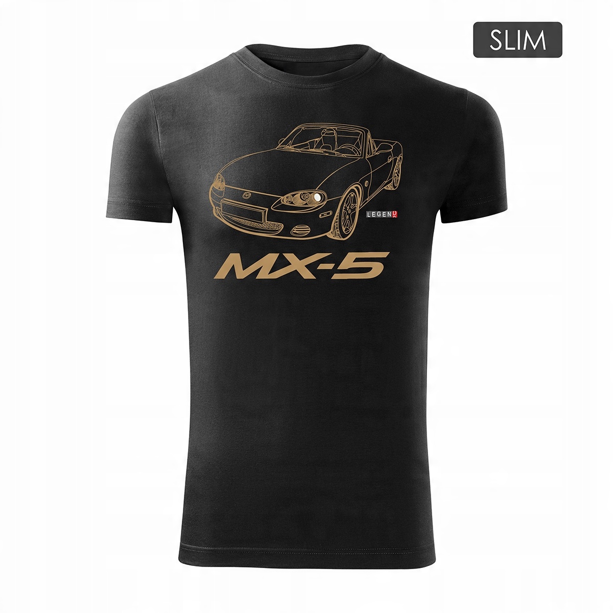 

Koszulka z samochodem Mazda MX-5 MX 5 męska Slim