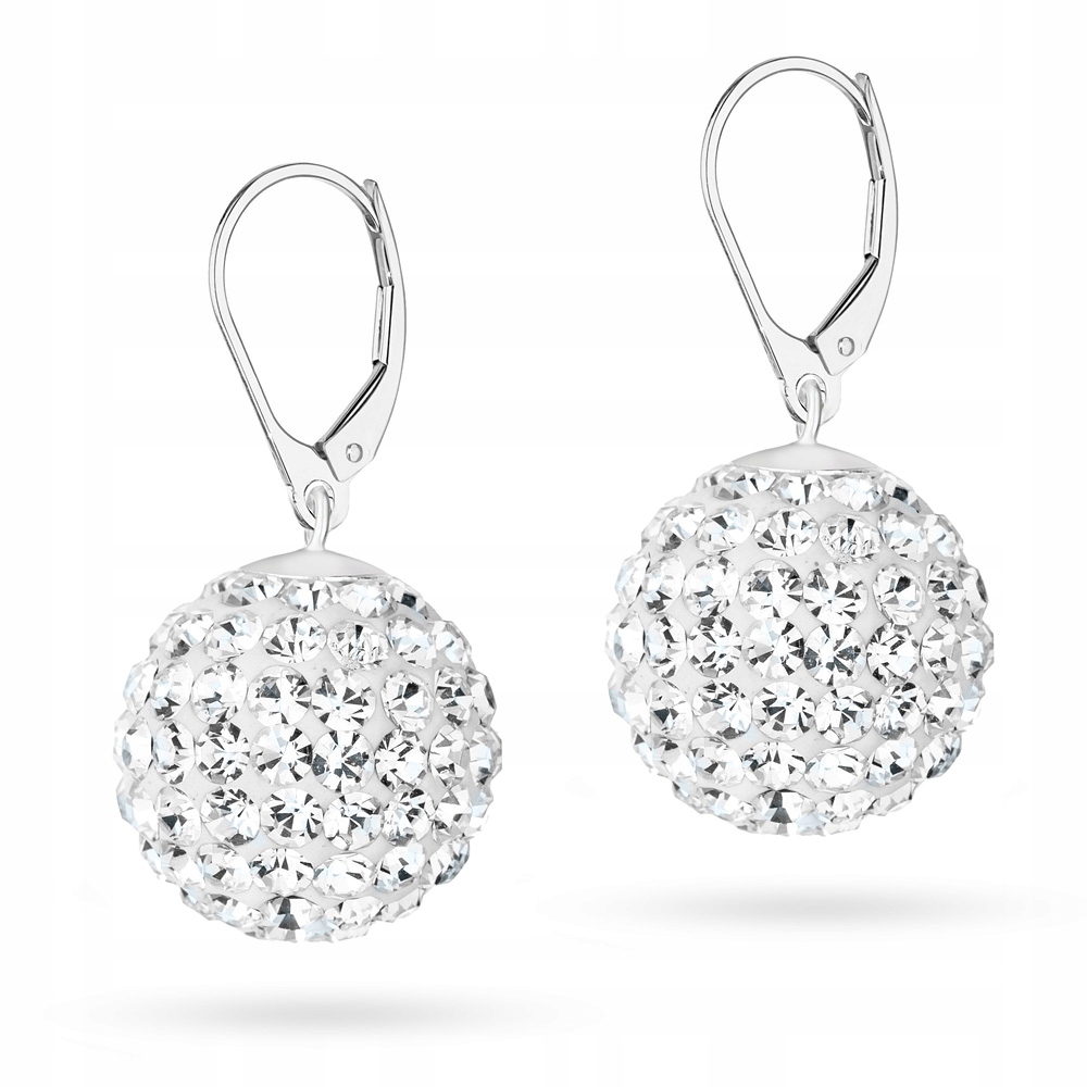 Stříbrné Náušnice ryzost 925 Krystaly Swarovski