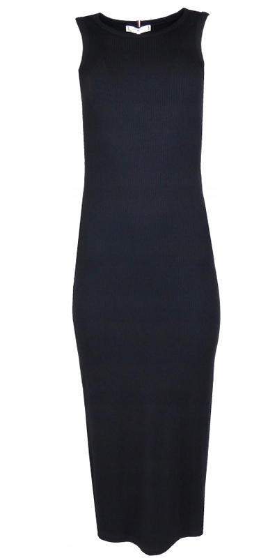 Tommy Hilfiger šaty, Slim, tmavě modrá, S