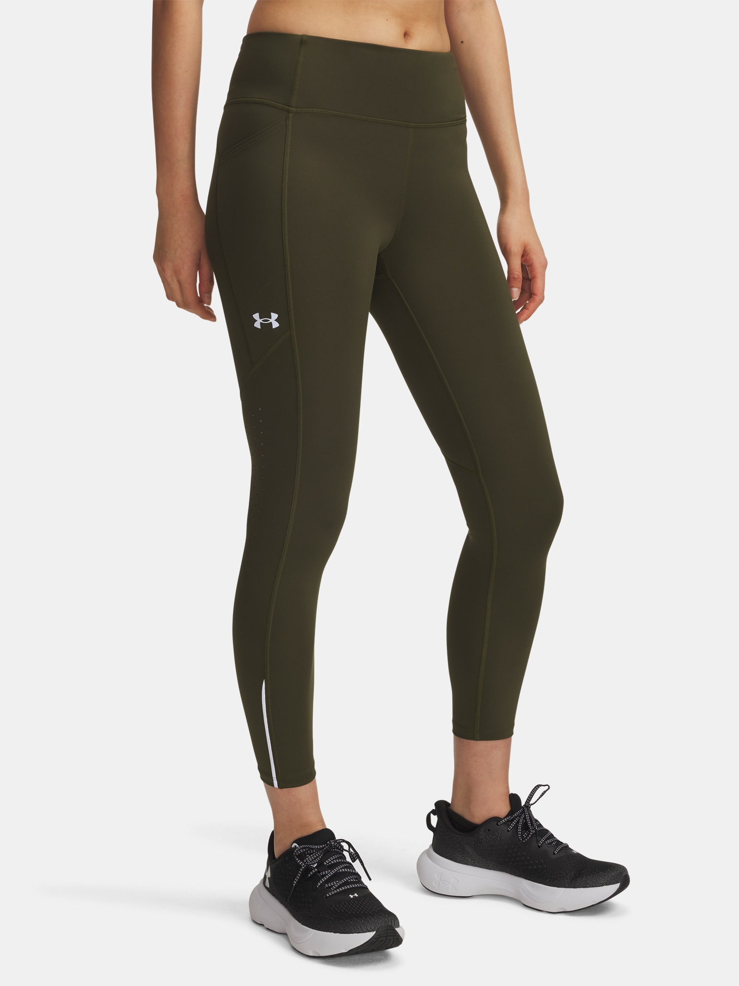 Under Armour Dámské legíny Under Armour Ua Launch Ankle Tights-GRN