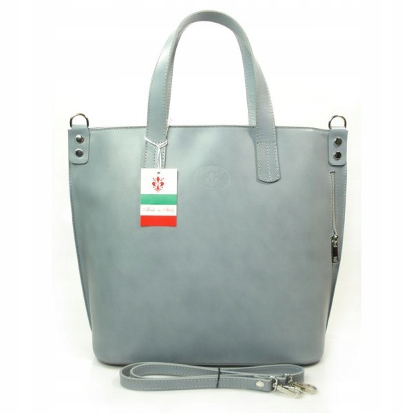

Torba shopper A4 Vera Pelle szara SB546G