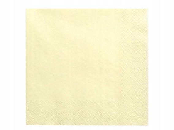 

Serwetka 33x33 1/4 szampan, krem Saba 20 szt.